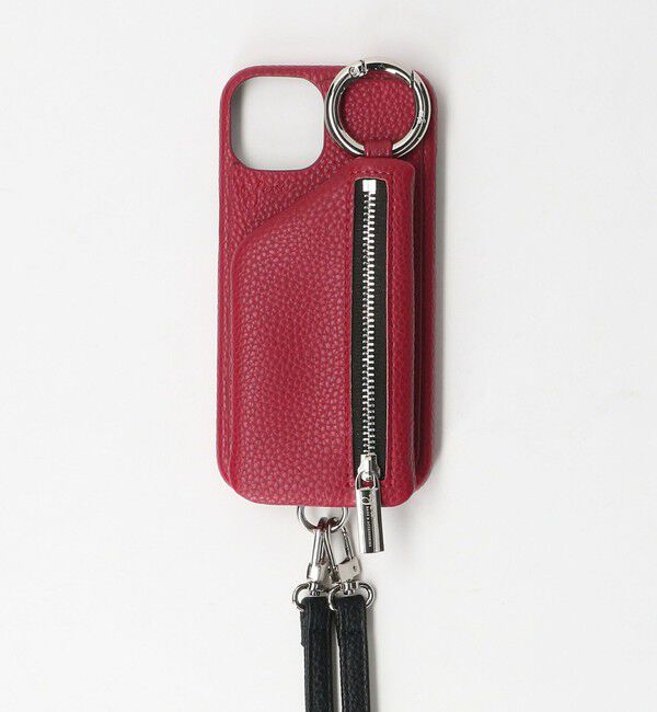 BEAUTY&YOUTH UNITED ARROWS「＜ajew＞CADENAS ストラップ iPhone14/16e共通対応ケース」|モバイルケース|RED