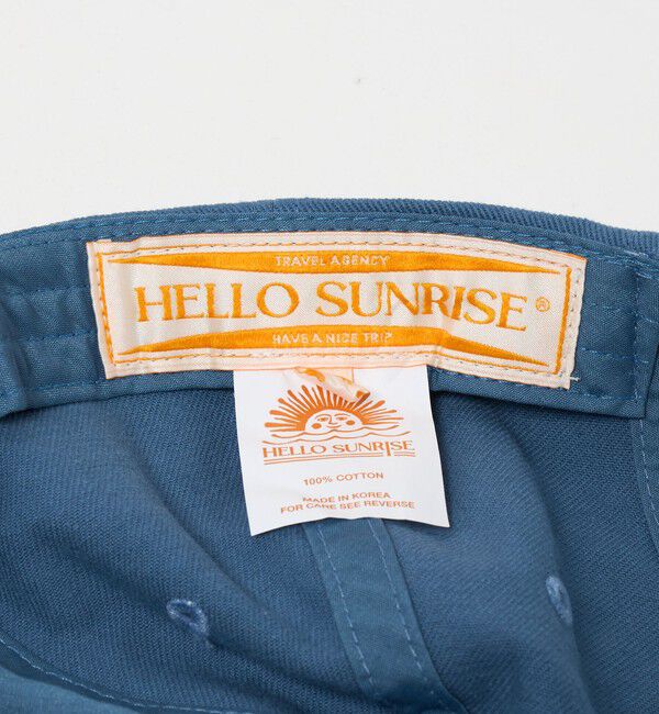 BEAUTY&YOUTH UNITED ARROWS「＜HELLO SUNRISE＞タイポグラフィ アーチ ロゴ 6パネル キャップ」|キャップ・キャスケット|