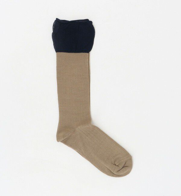 BEAUTY&YOUTH UNITED ARROWS「＜MES CHAUSSETTES＞レイヤードライク リブソックス」|ソックス|MD.BROWN