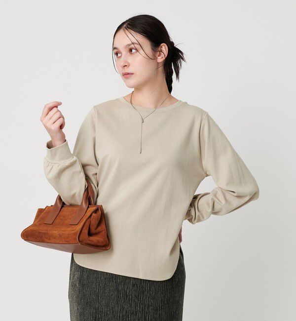 BEAUTY&YOUTH UNITED ARROWS「ポンチ ラウンドヘム カットソー」|Tシャツ・カットソー|