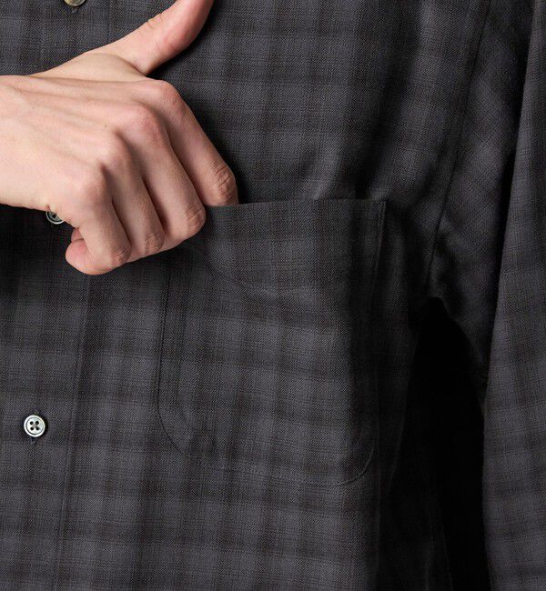 STEVEN ALAN「＜Steven Alan＞ ネル  オンブレー チェック レギュラーカラー シャツ NARROW」|シャツ・ブラウス|