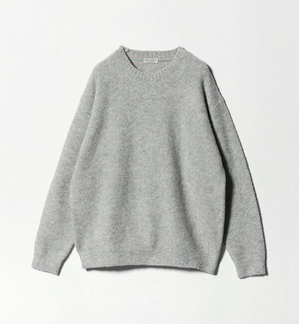 BEAUTY&YOUTH UNITED ARROWS「クリンプ コットンウール クルーネック ニット」|ニット・セーター|