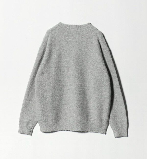 BEAUTY&YOUTH UNITED ARROWS「クリンプ コットンウール クルーネック ニット」|ニット・セーター|