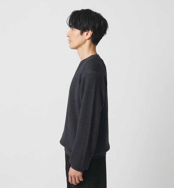 BEAUTY&YOUTH UNITED ARROWS「フェード アゼ クルーネック ニット 手洗い可能」|ニット・セーター|