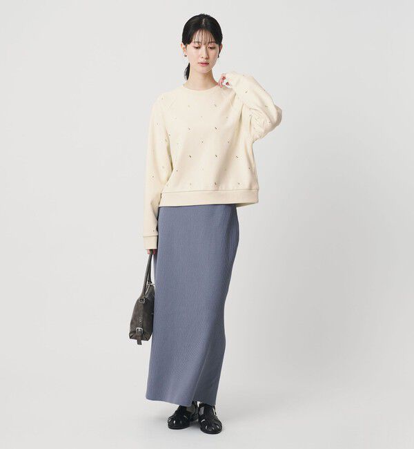 BEAUTY&YOUTH UNITED ARROWS「コットン裏毛 ラインストーン スウェットプルオーバー」|スウェット・ジャージ|