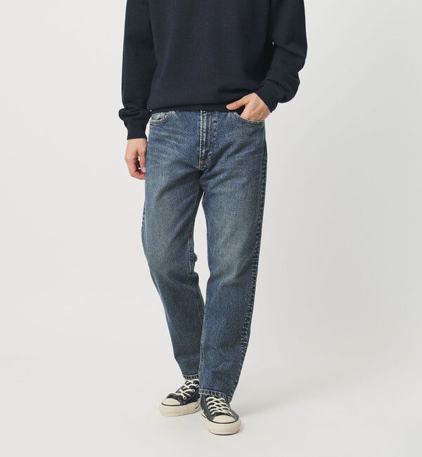 BEAUTY&YOUTH UNITED ARROWS「シェービング 5ポケット デニム パンツ NO.3」|チノ|COBALT