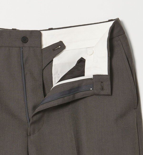 STEVEN ALAN「＜Steven Alan＞ ウール オックスフォード アウト ワンプリーツ スラックス」|スラックス|