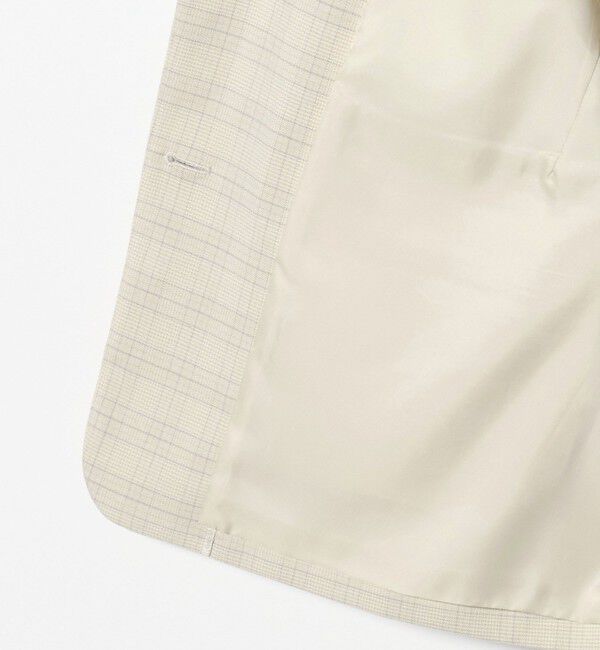 BEAUTY&YOUTH UNITED ARROWS「ポリエステルブレンド チェック テーラードジャケット」|テーラードジャケット|