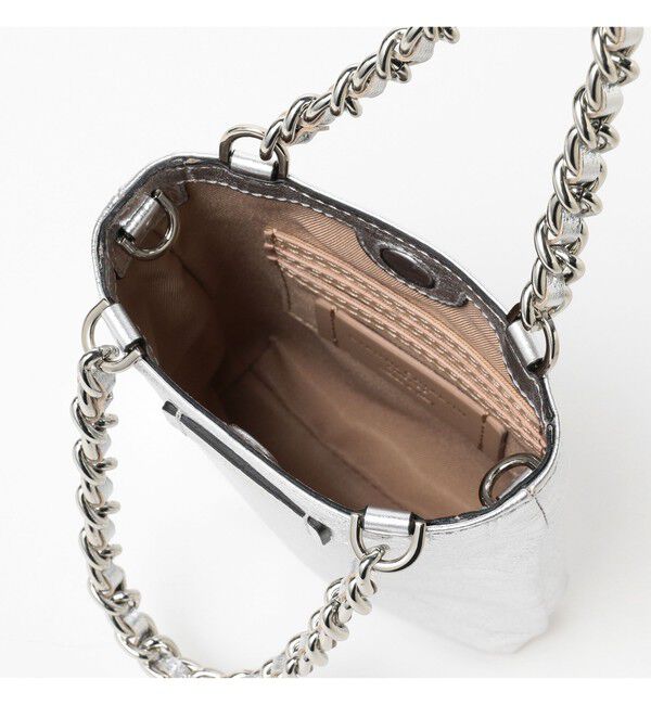 Demi-Luxe BEAMS 「GIANNI CHIARINI / CAMILLA メタリック レザートートバッグ」|トートバッグ|