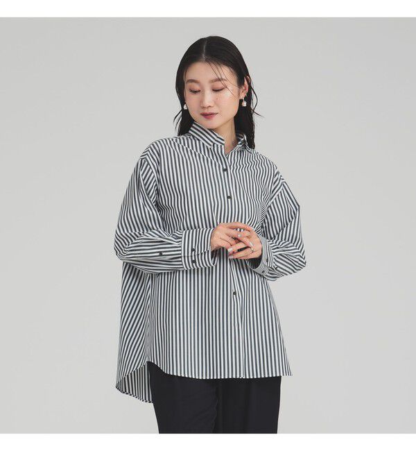 Demi-Luxe BEAMS 「2WAY オーバーシャツ」|シャツ・ブラウス|