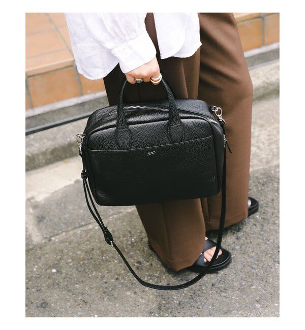 Ray BEAMS 「【別注】BEAURE / ボストンバッグ M」|その他|BLACK