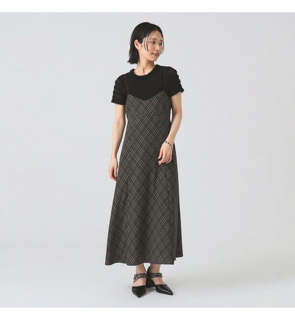 Ray BEAMS 「プリント キャミ ワンピース」|ワンピース|