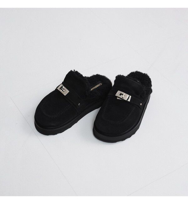 Demi-Luxe BEAMS 「【別注】CAMINANDO / シアリング バックル サンダル」|パンプス|