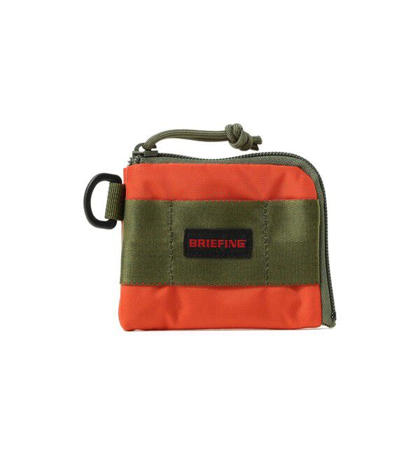 BEAMSBOY「【別注】BRIEFING / 2トーン コインパース」|ポーチ|ORANGE