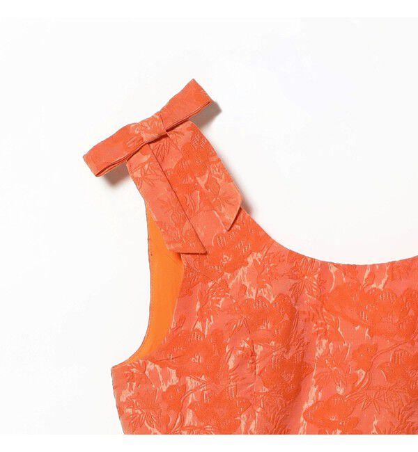 Ray BEAMS 「sister jane / Neroli Bow Jacquard mini Dress」|ワンピース|