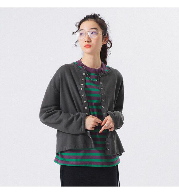 BEAMSBOY「リングドット カーディガン」|スウェット・ジャージ|