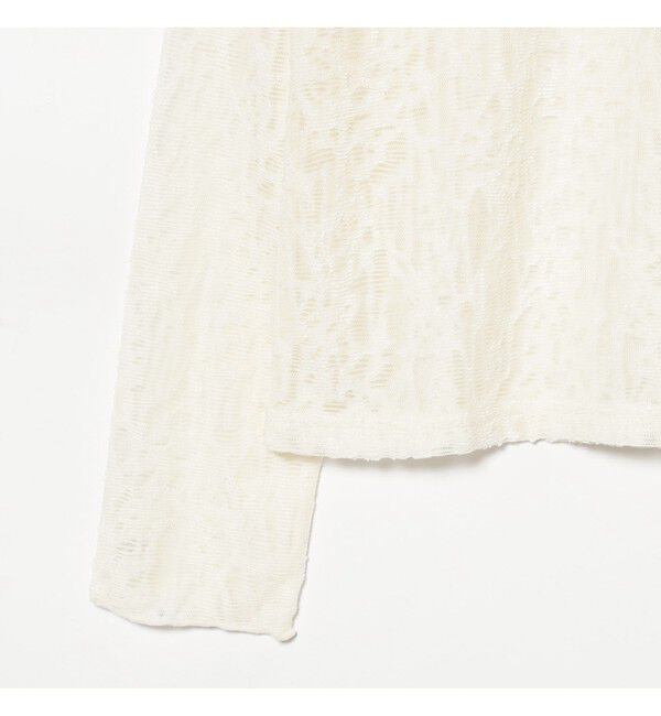 Ray BEAMS 「レース ジャガード ハイネック トップス」|Tシャツ・カットソー|