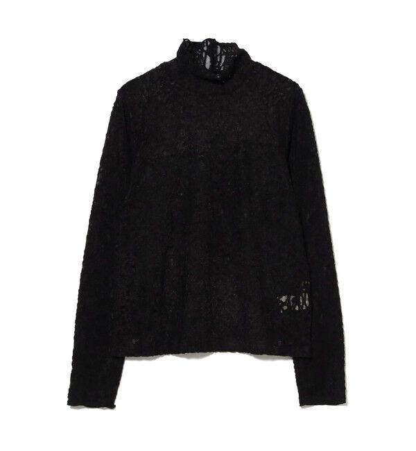 Ray BEAMS 「レース ジャガード ハイネック トップス」|Tシャツ・カットソー|