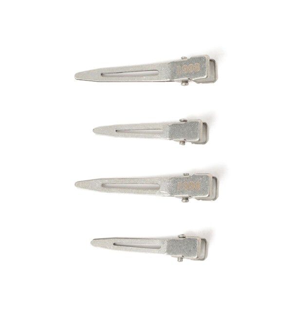 BEAMSBOY「カラー ヘア クリップ 4セット」|その他|SILVER