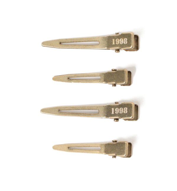 BEAMSBOY「カラー ヘア クリップ 4セット」|その他|GOLD