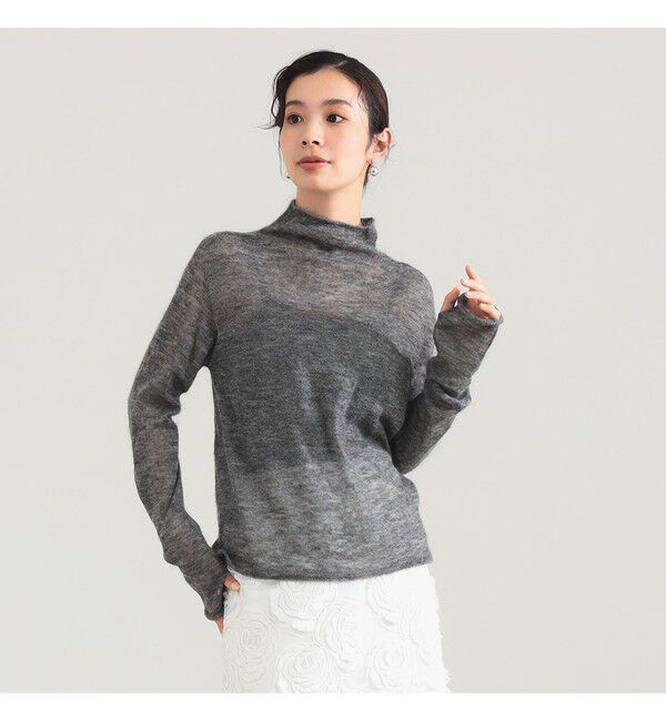 Demi-Luxe BEAMS 「モヘヤ オフ タートル プルオーバー」|ニット・セーター|