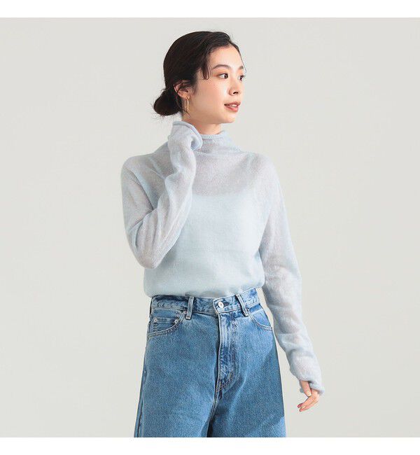 Demi-Luxe BEAMS 「モヘヤ オフ タートル プルオーバー」|ニット・セーター|