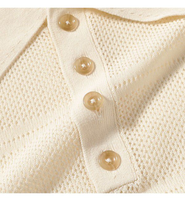 BEAMSBOY「オープン ワーク ポロ」|ベスト・ジレ|