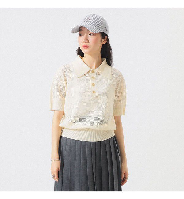 BEAMSBOY「オープン ワーク ポロ」|ベスト・ジレ|