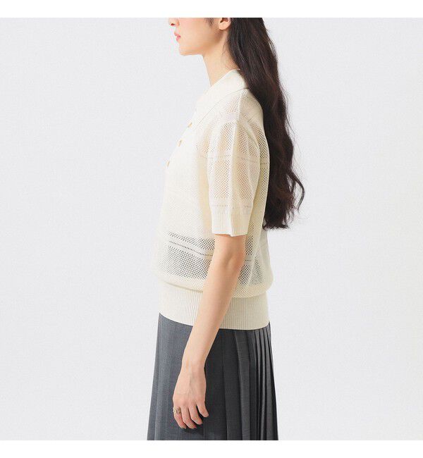 BEAMSBOY「オープン ワーク ポロ」|ベスト・ジレ|