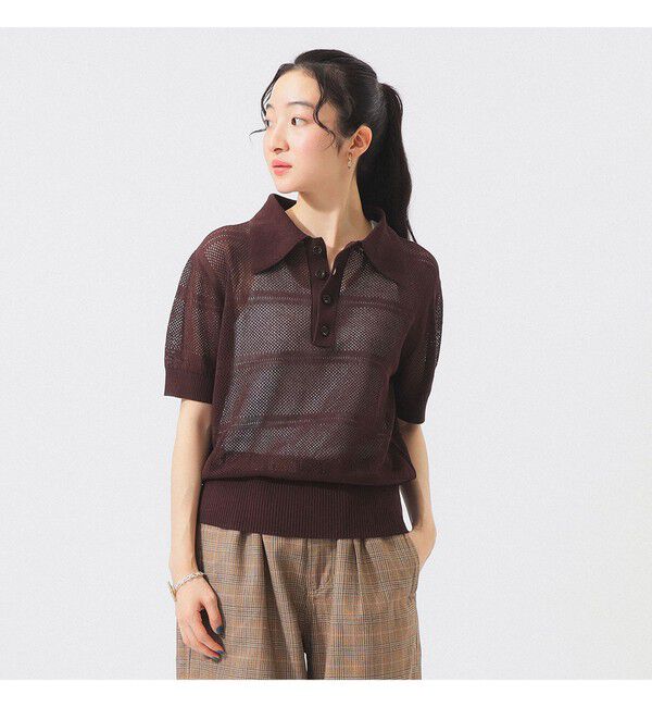 BEAMSBOY「オープン ワーク ポロ」|ベスト・ジレ|