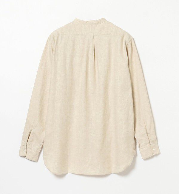 BEAMS PLUS「BEAMS PLUS / Band Collar Pullover Cotton Linen Herringbone」|シャツ・ブラウス|