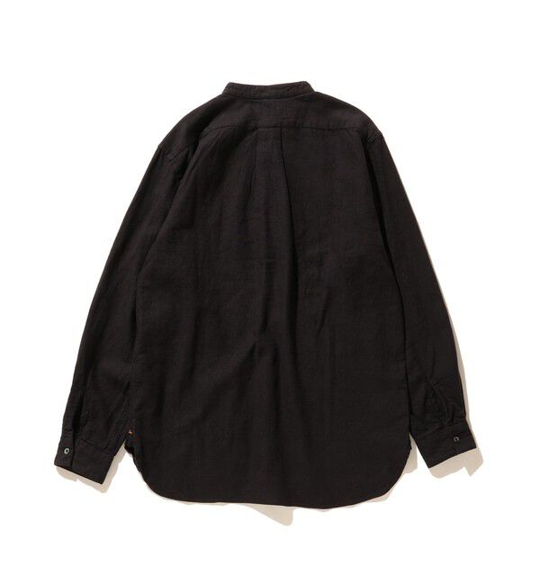 BEAMS PLUS「BEAMS PLUS / Band Collar Pullover Cotton Linen Herringbone」|シャツ・ブラウス|