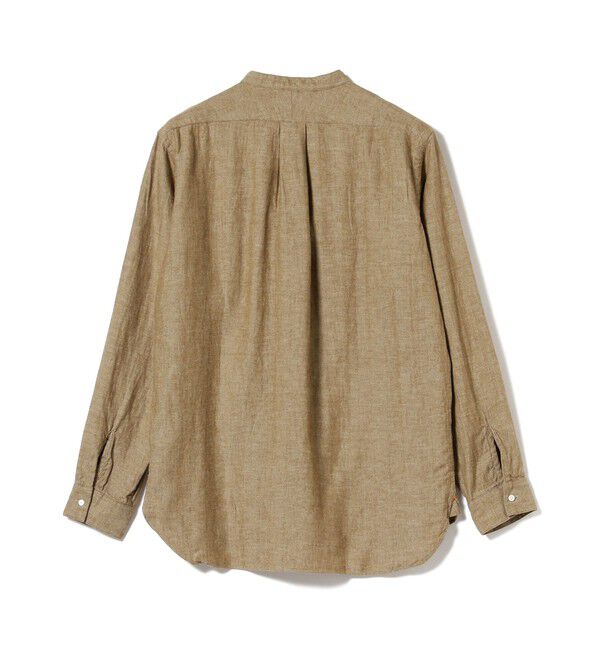 BEAMS PLUS「BEAMS PLUS / Band Collar Pullover Cotton Linen Herringbone」|シャツ・ブラウス|