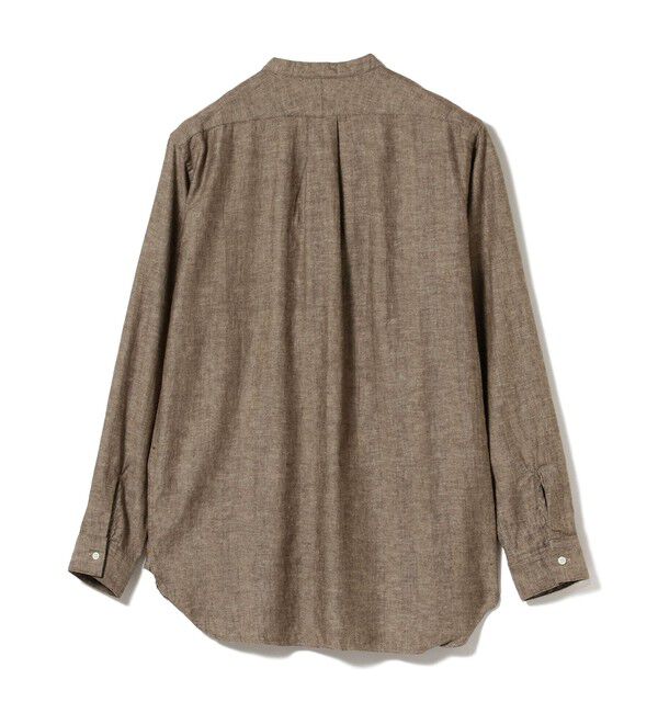 BEAMS PLUS「BEAMS PLUS / Band Collar Pullover Cotton Linen Herringbone」|シャツ・ブラウス|
