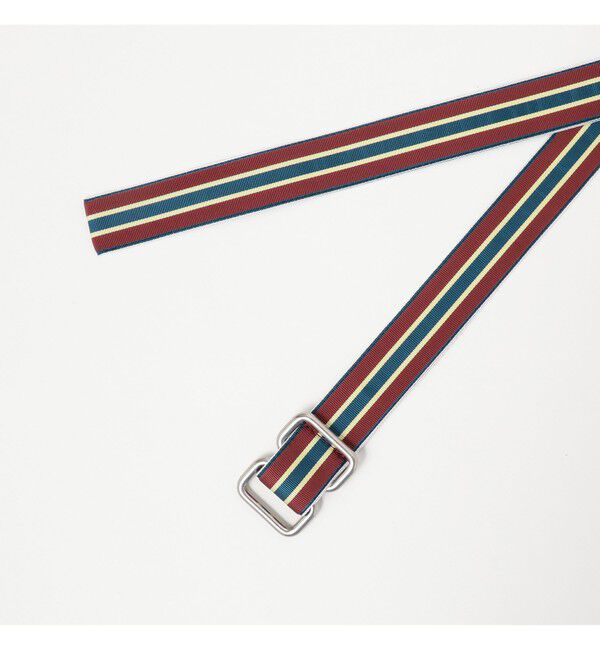 BEAMS PLUS「Grosgrain Tape Double Ring Belt」|ベルト|