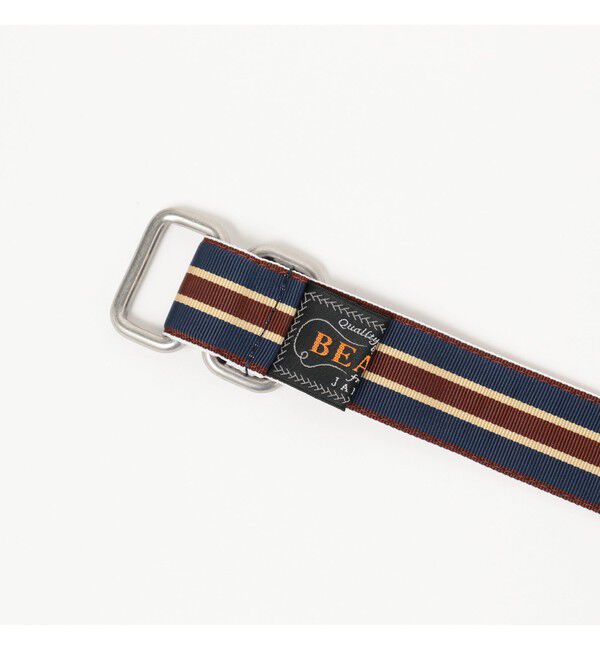 BEAMS PLUS「Grosgrain Tape Double Ring Belt」|ベルト|