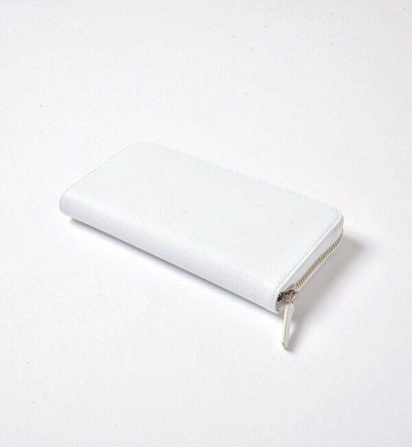 SHIPS「SHIPS:【SAFFIANO LEATHER】 イタリアンレザー 長財布」|財布|ホワイト