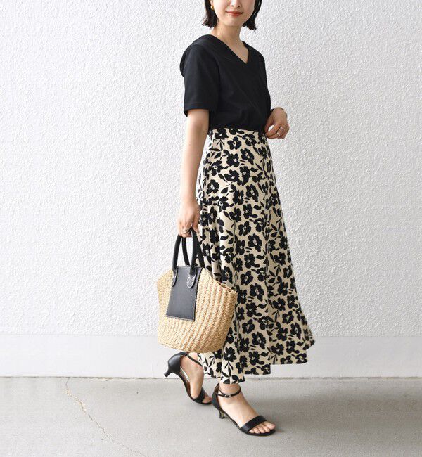 SHIPS for women「【WEB限定】〈ネックが選べる2サイズ展開〉オーガニックコットン バリエーションネック TEE」|Tシャツ・カットソー|