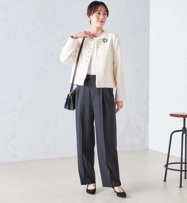 SHIPS for women「サークル デザイン アンティーク パール モチーフ ブローチ」|ブローチ・コサージュ|