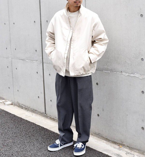 SHIPS any「SHIPS any: オーバーサイズ コットン ギャバジン トラック ブルゾン◇」|ブルゾン・スタジャン|