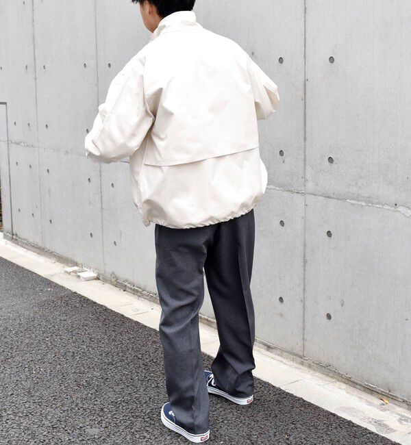 SHIPS any「SHIPS any: オーバーサイズ コットン ギャバジン トラック ブルゾン◇」|ブルゾン・スタジャン|