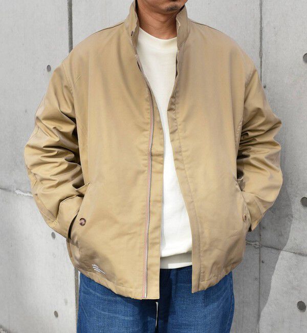 SHIPS any「SHIPS any: オーバーサイズ コットン ギャバジン トラック ブルゾン◇」|ブルゾン・スタジャン|