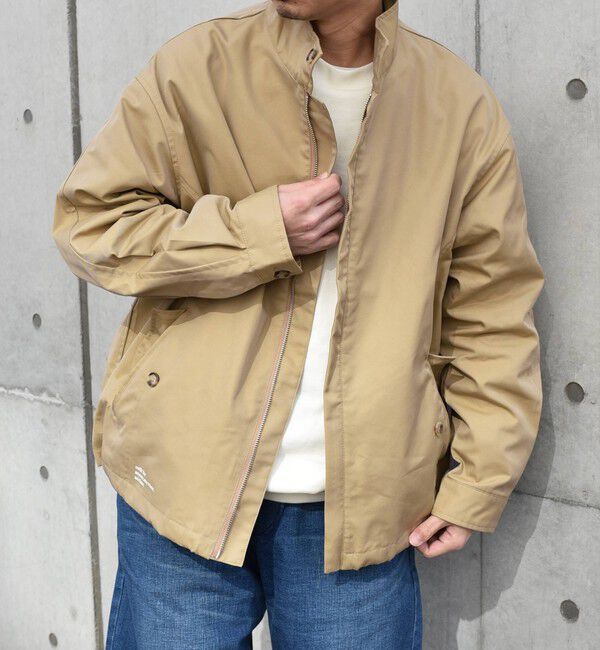 SHIPS any「SHIPS any: オーバーサイズ コットン ギャバジン トラック ブルゾン◇」|ブルゾン・スタジャン|