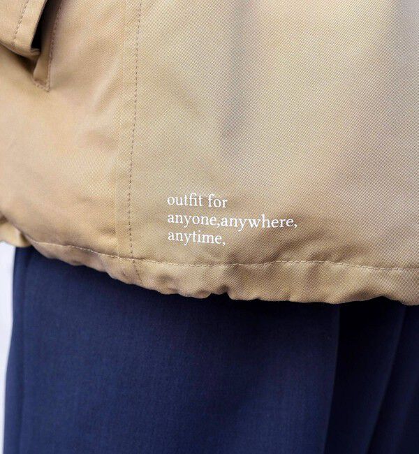 SHIPS any「SHIPS any: オーバーサイズ コットン ギャバジン トラック ブルゾン◇」|ブルゾン・スタジャン|