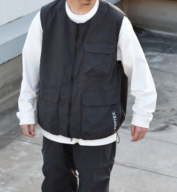 SHIPS any「SHIPS any: 〈撥水・透湿・軽量〉PERTEX(R) ベスト (セットアップ対応)◆」|ベスト・ジレ|