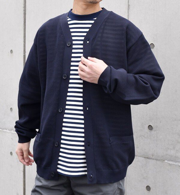 SHIPS any「SHIPS any: 〈手洗い可能・軽量〉 シャロー Vネック スポンディッシュ カーディガン◇」|カーディガン|