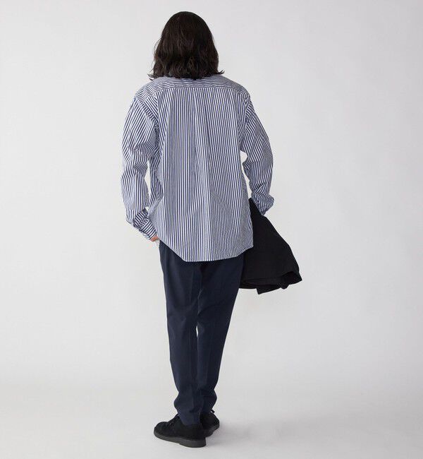 SHIPS「SHIPS: レギュラーカラー ベーシック ロングスリーブ シャツ 〈ストライプ/ギンガムチェック〉」|シャツ・ブラウス|