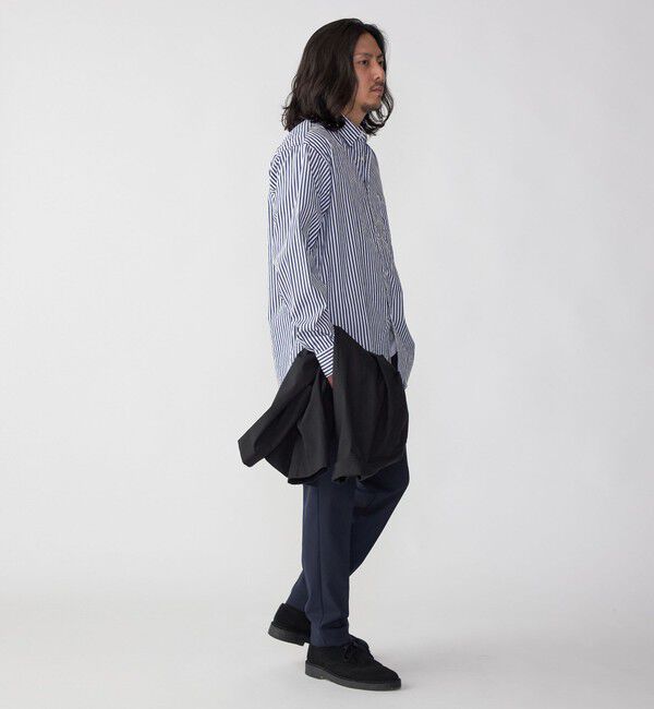 SHIPS「SHIPS: レギュラーカラー ベーシック ロングスリーブ シャツ 〈ストライプ/ギンガムチェック〉」|シャツ・ブラウス|