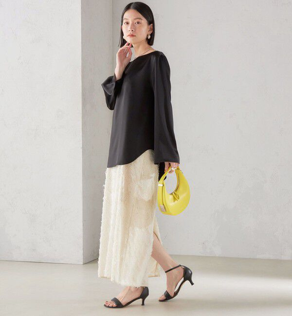 SHIPS for women「〈手洗い可能〉サテン ブラウス◇」|シャツ・ブラウス|