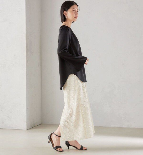 SHIPS for women「〈手洗い可能〉サテン ブラウス◇」|シャツ・ブラウス|